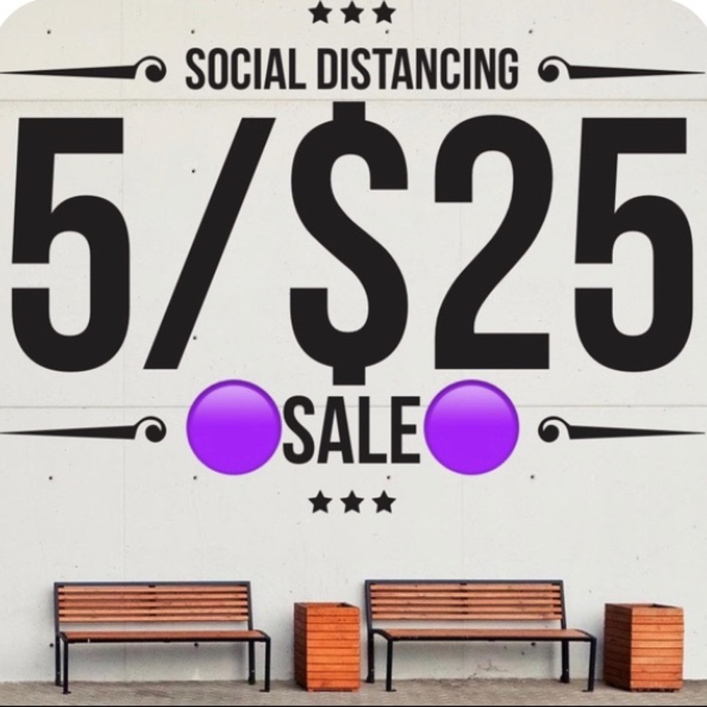 🟣 5/$25 on the items marked with the purple dot!